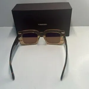 ?- New Authentic TOM FORD Brigitta FT1188/S 45E Sunglasses Sunglasses Tom Ford Brigitta FT1188/S 45E 50-24 Transparent  main image 3